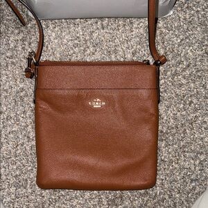 Coach Tan Leather Small Messenger Bag